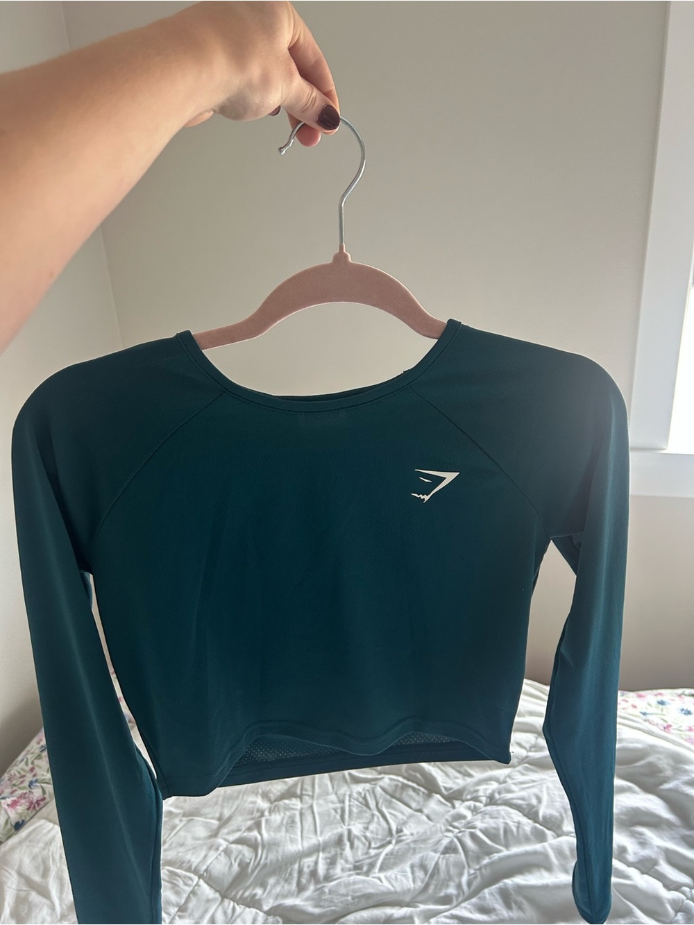 Gymshark Teal Two-Piece Workout Set - Picture 2 of 6